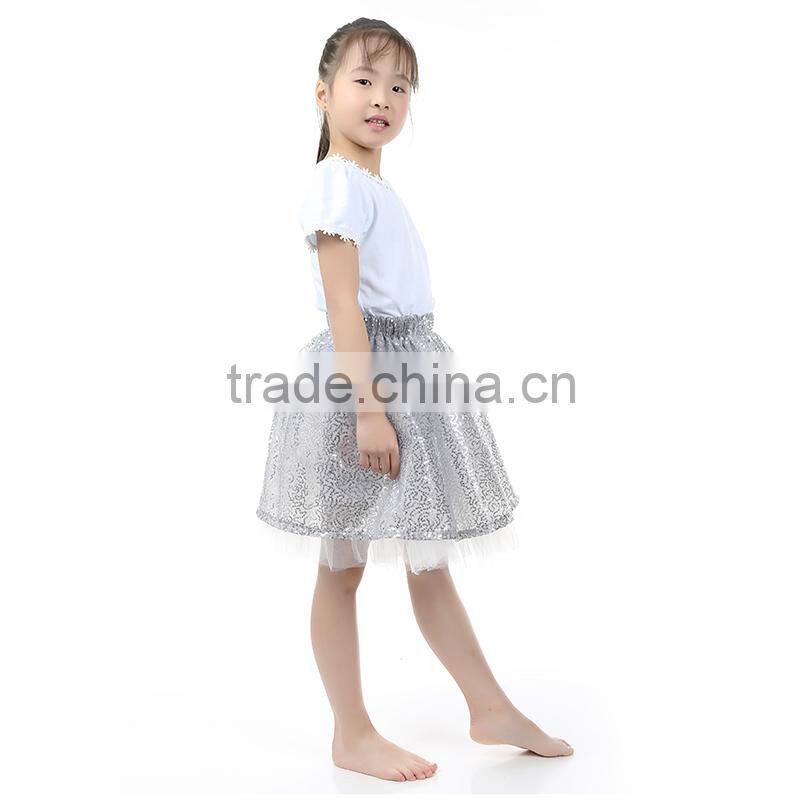 Wholesale boutique sweet girls solid candy color cotton clothes outfit