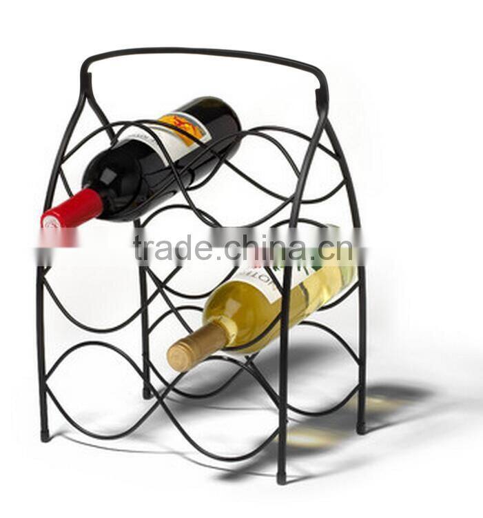 Bar Neko 6 Bottle Wine Display Rack/Bottle Stand / Steel Wine Display