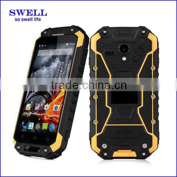 X8S rugged Defender handset MTK6582 Quad Core IP68 Walkie Talkie IPS Touch Screen NFC 5 inch touch screen cell phone