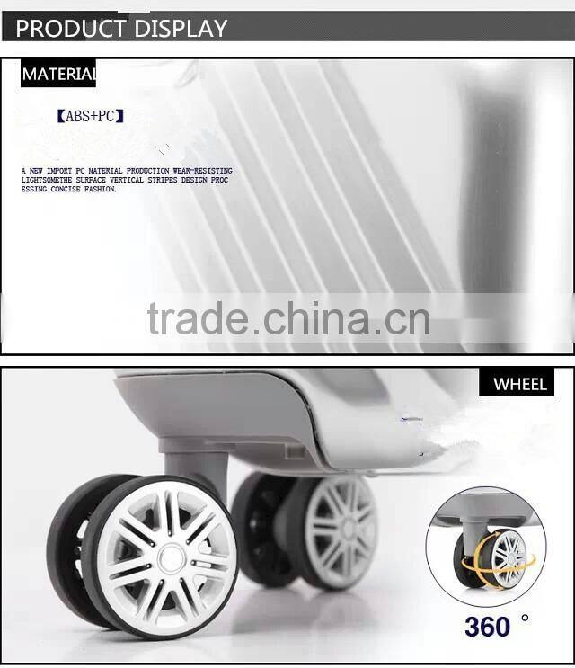 Twill alumimum frame trooley luggage/suitcase/case