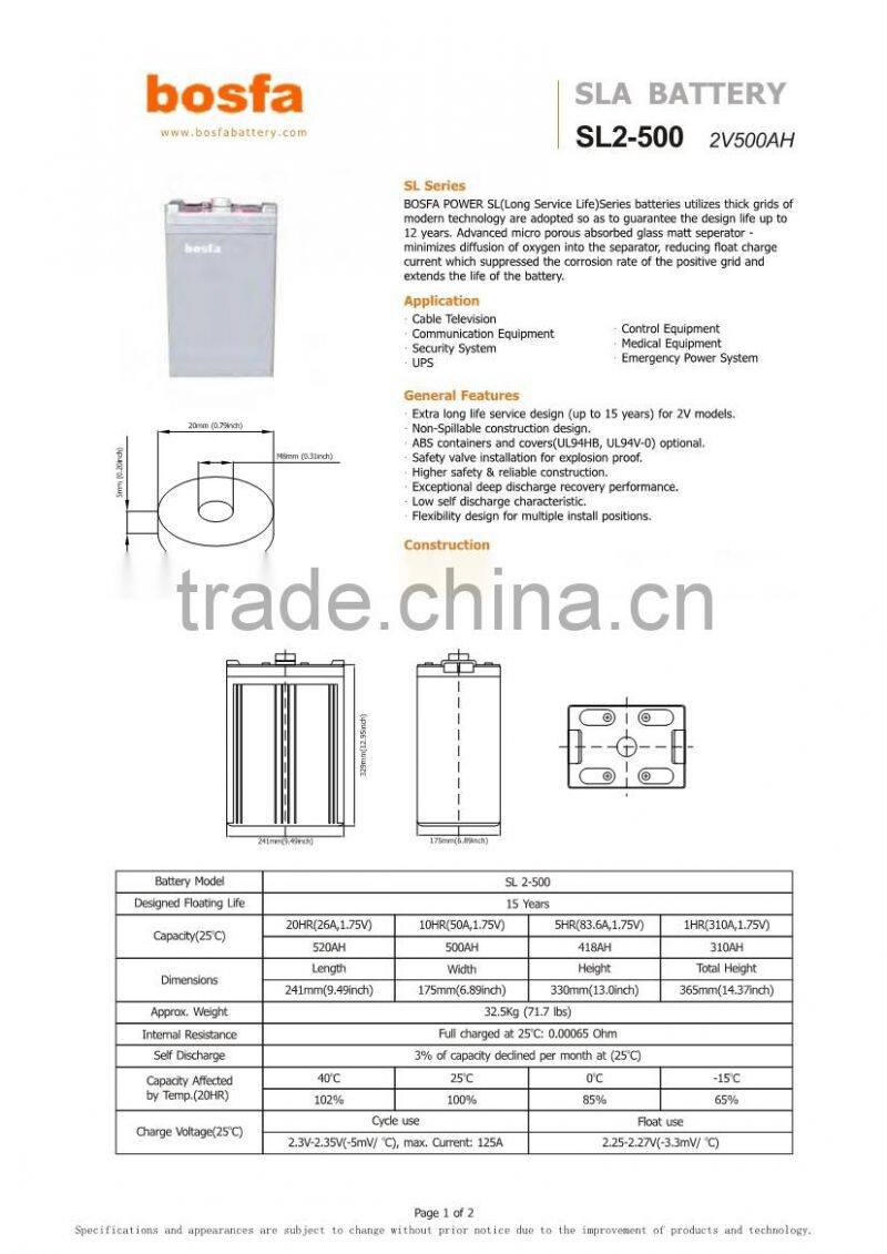 solar battery price 2v 500ah solar battery inverter solar battery 2v500ah