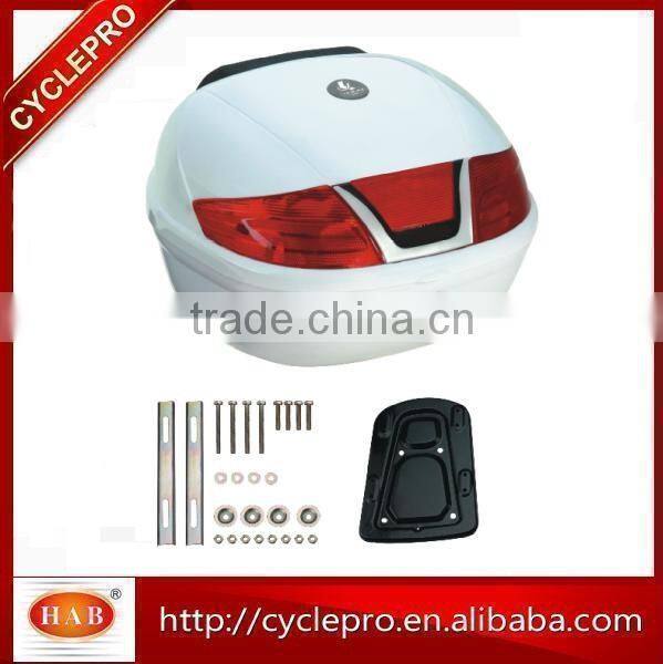 2016 hot sell OEM quality 35L PP Rear Luggage Box of Motorbike Motorcycle Tail Box wholesale Motorcycle Tail Box/ Tail Case/Bicy
