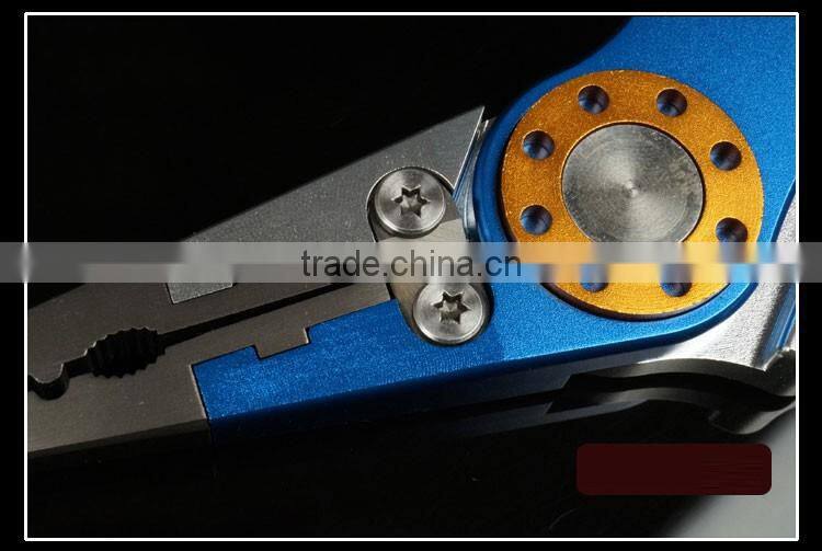 QJS-FP1 Hot Sale Fishing Tackle Aluminium Fishing Plier Chinese Fishing Tackle tool kit
