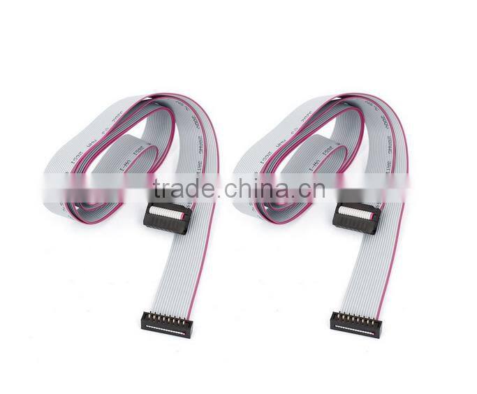 2.54mm Pitch 2x8Pin 16Pin IDC Flat Download Program Ribbon Cable 300mm 12-inch