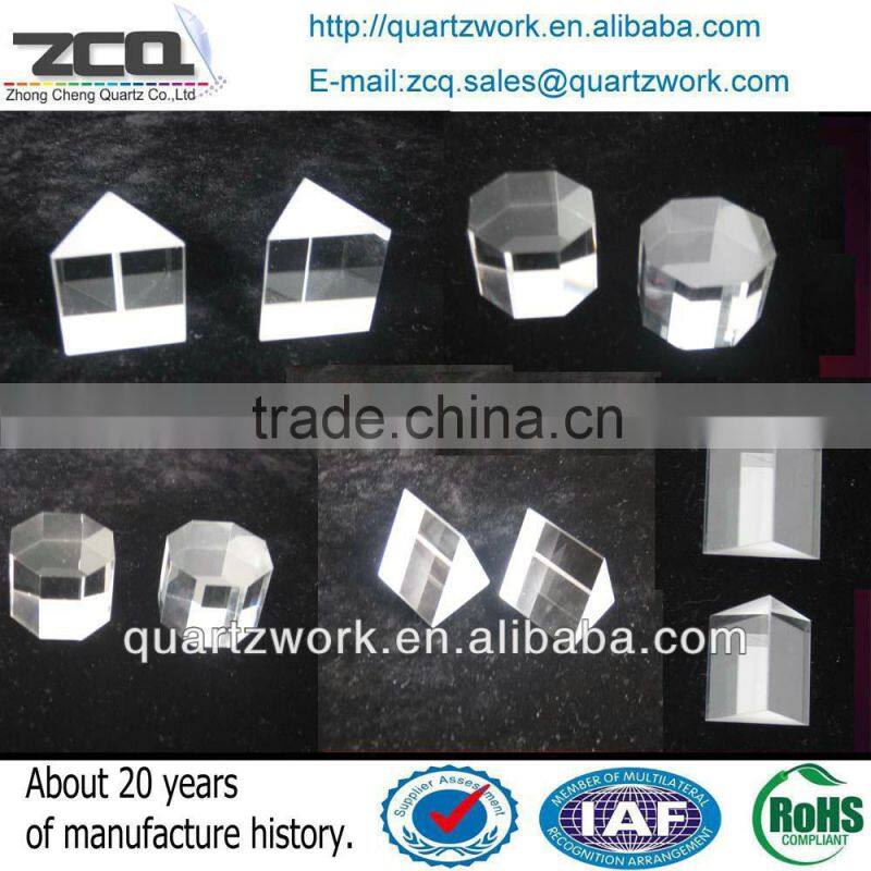 Plano convex fused silica quartz optical lens