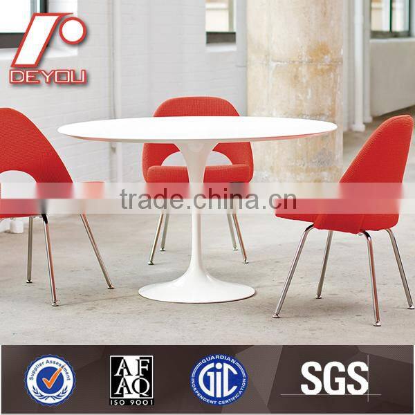 White Round Coffee Tables, Modern Fiberglass Table, Fiberglass Coffee Table CT-605