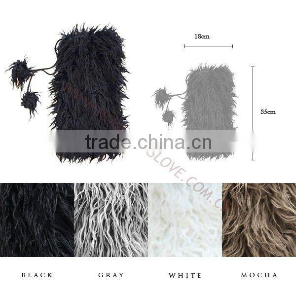 2011 stylish fur leg warmers