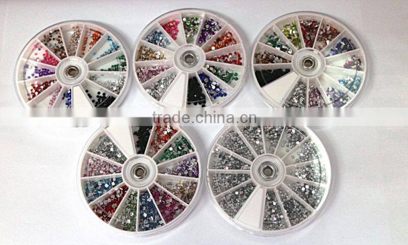 Various Design Nail Wheel Cheap Price Nail Art Decoration Box