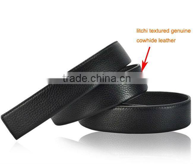 Top quality both side top layer cowhide leather dress belts for men