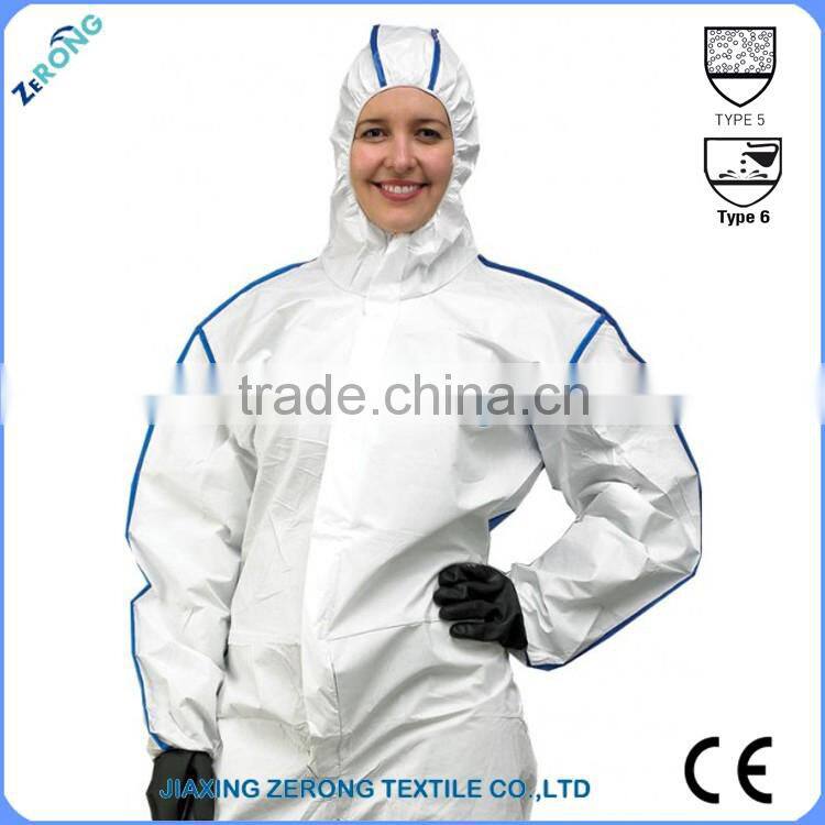white Operation Sterilized Clothes disposable medical surgical gown with kniting sleeve