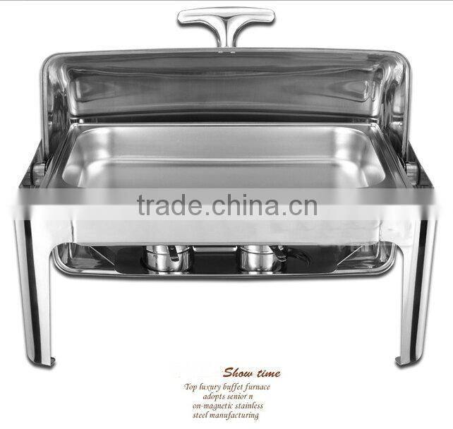 Deluxe Roll Top Chafer Catering Equipment Chafing Dishes,Chefer
