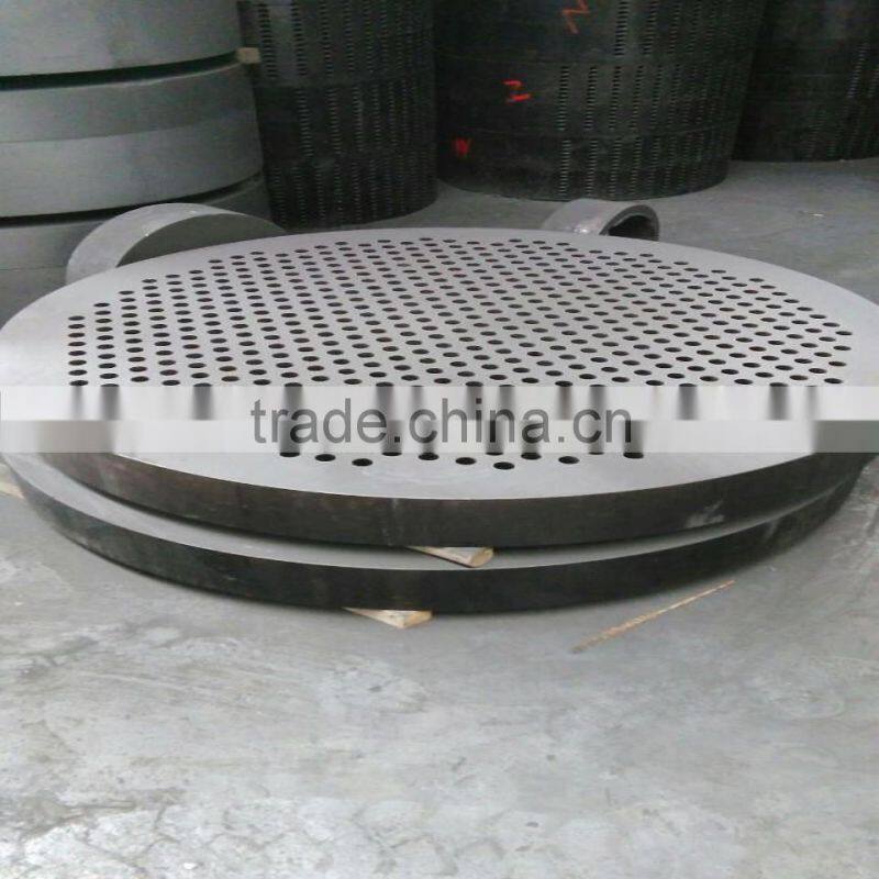 graphite grid plate for chemical