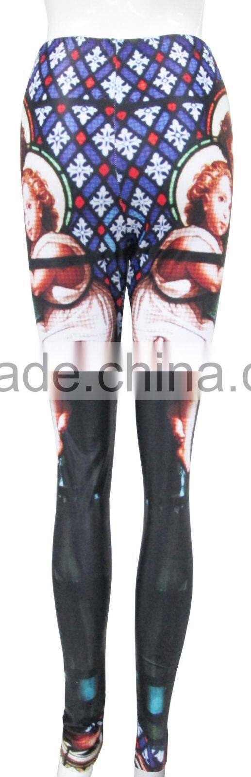 Sexy slimming open toe leggings for women/lady