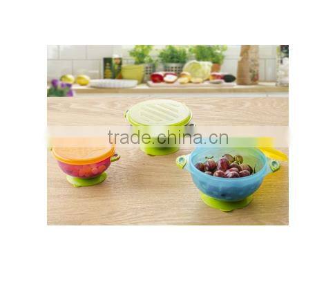 2016 Bowl For Kids, Silicone Spill Proof Snd Stay Put Suction Baby Bowl