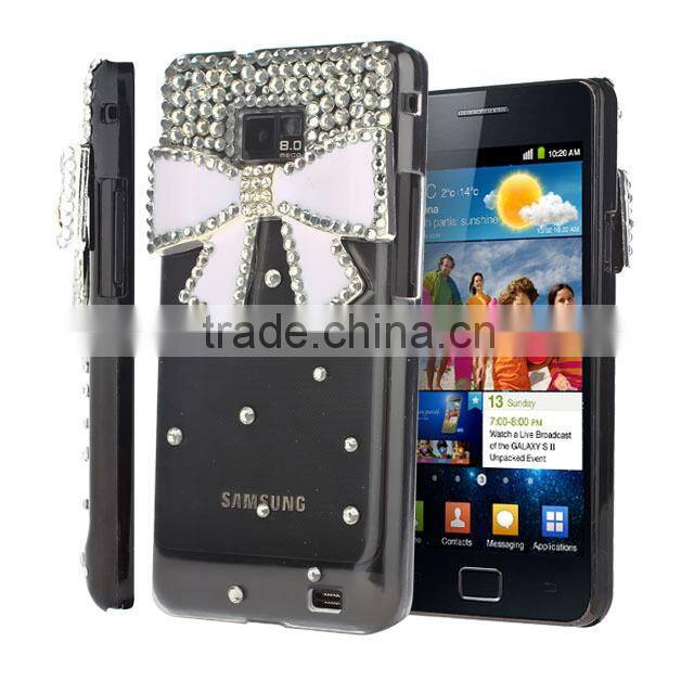Set Screen Protector And Case For Samsung Galaxy S2 I9100 , Hard Plastic Factory Wholesale Popular 3D Mobile Phone Cover