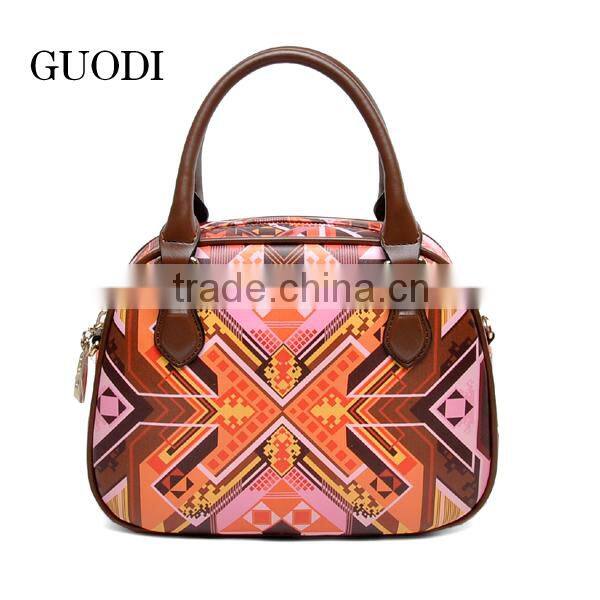 New style beautiful fashion genuine leather bag for ladies