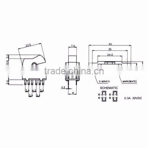 din rail mounted toggle switch&boat toggle switch