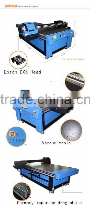 hot sale a large format printer with wall glass uv printer machine price