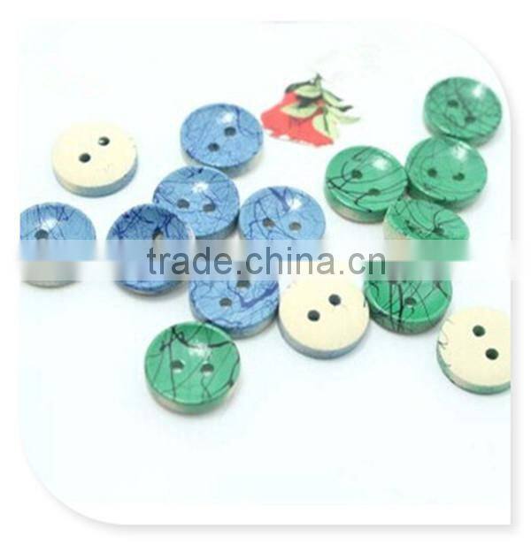 New Product Natural Wooden Button for Decoration