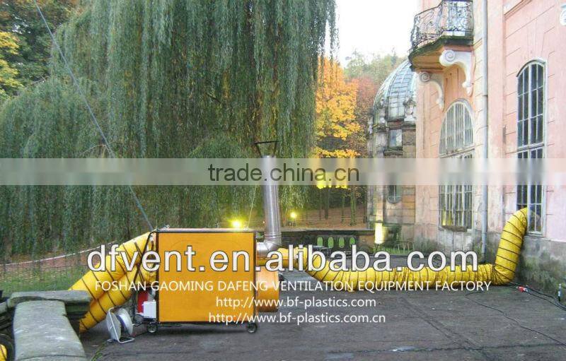 flexible air conditioner insulation duct pipe with three layers