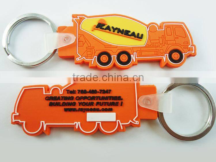 wholesale top selling 3D soft pvc car keychain