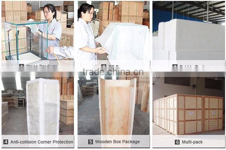 Hot sale shop decoration glass mobile phone display showcase