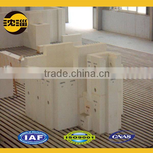 baked corundum brick fused cast AZS fire brick