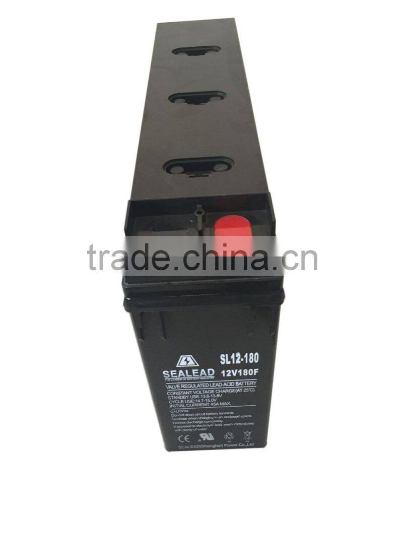 10v 180ah laptop front terminal for emergency lamp deep cycle battery