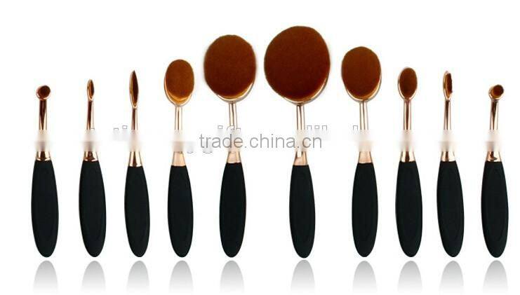 Oval Powder Blush Makeup Toothbrush