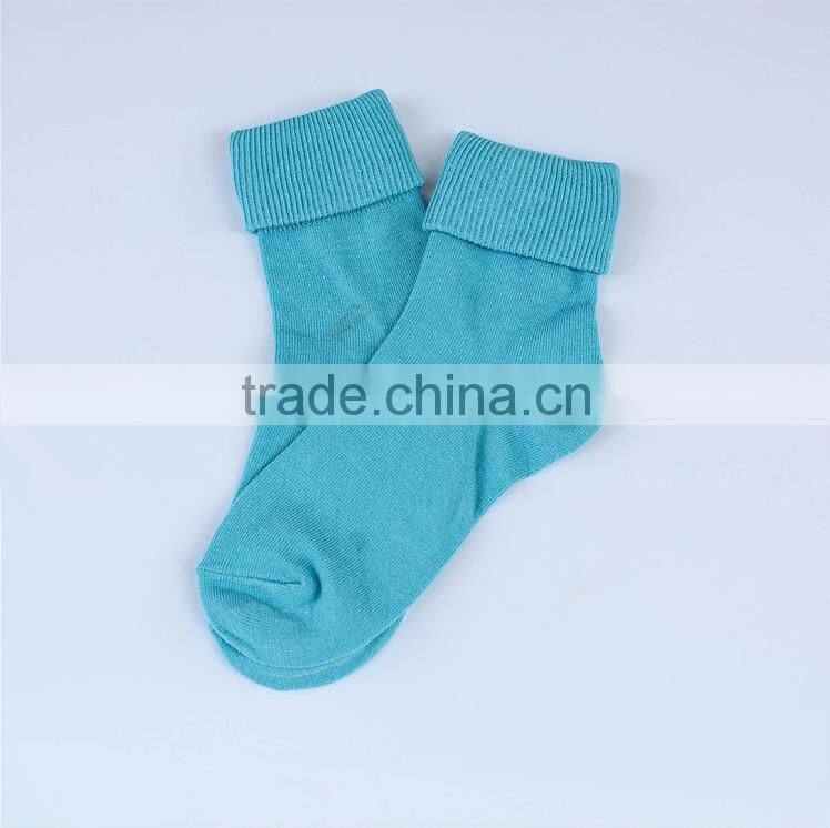 2015 fashion Japan lady socks turnup socks