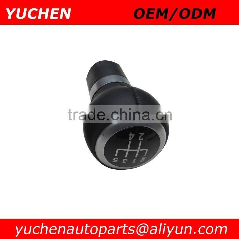 YUCHEN Car Shift Gear Knob With Geninue Leather For VW Passat B6 B7 CC 3C (2005-2013)