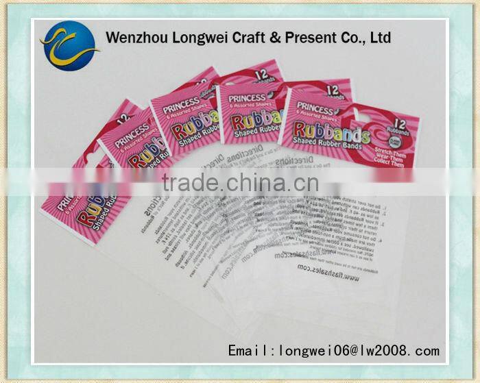 cheap custom self adhesive opp bag/opp bag with header
