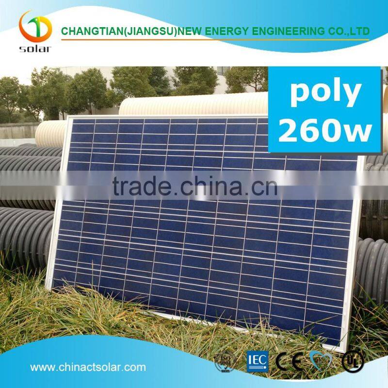 Top quality good price poly 260w pv module for solar energy system