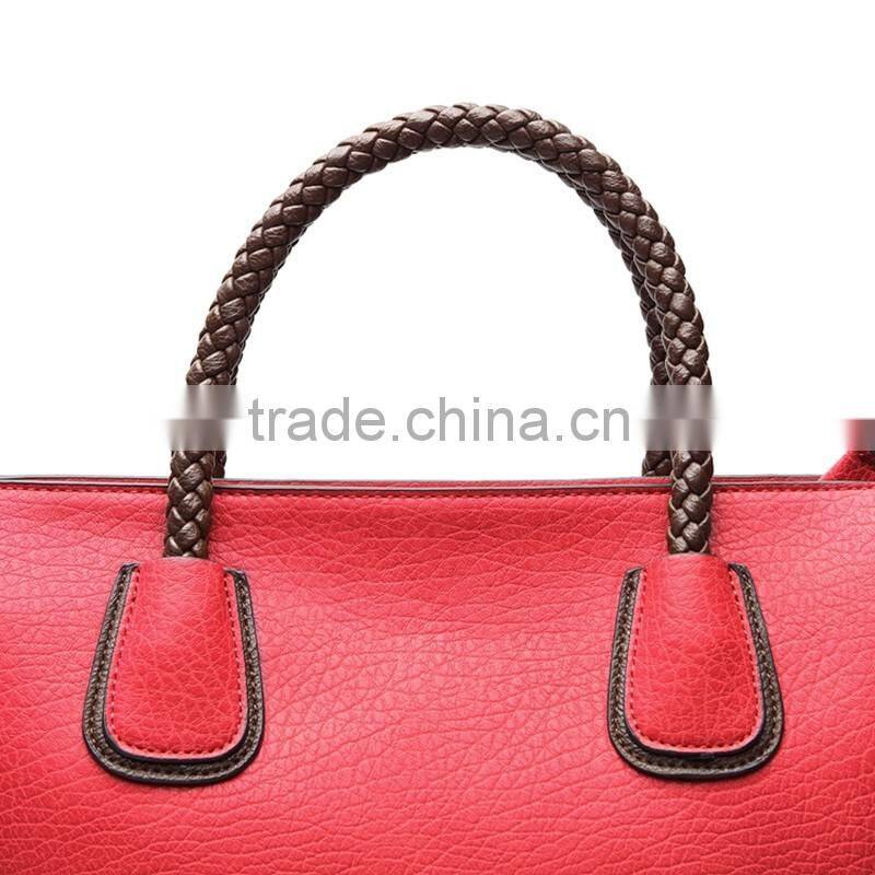 Hot fashion ladies bucket bag alibaba China cheap PU leather shoulder bag