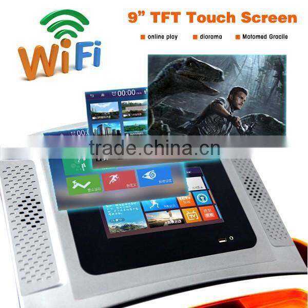 DC Motorized Semi-commercial treadmill with MP3