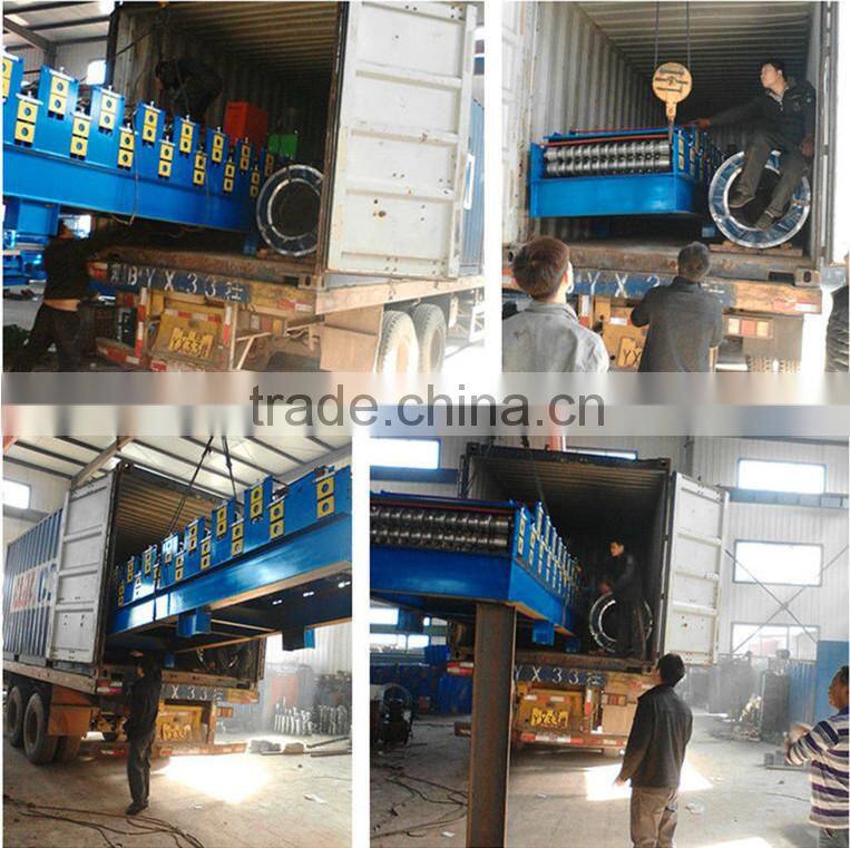 Trade Assurance Good Price Frequency Used Floor Deck Roll Forming Machine