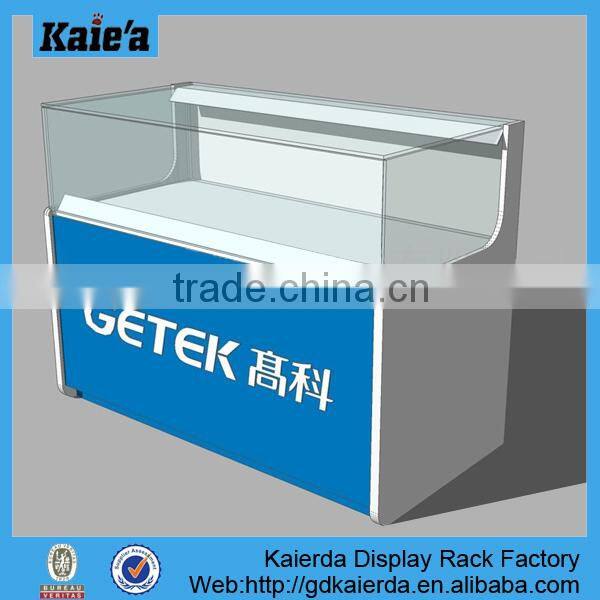 retail wood mdf display for phone