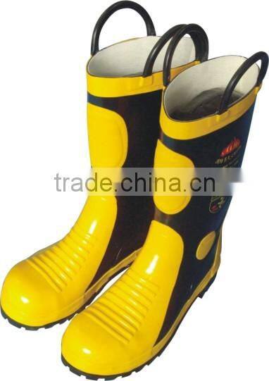 fire fighting rubber boots