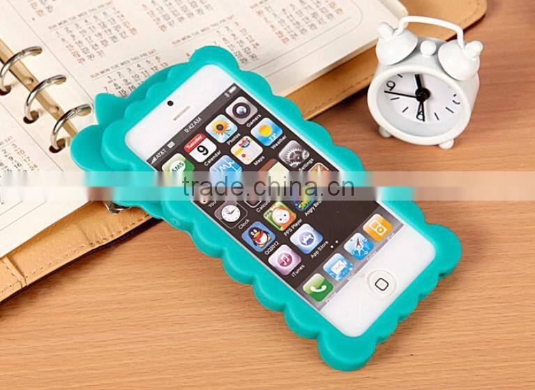 Fashion TPU PC Shockproof Silicon Case For iPhone 5s