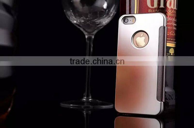 Hot Selling UV Painting Flip Smart Cover For iPhone 6