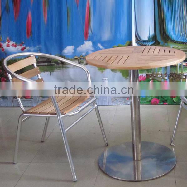 aluminum wooden bar chairs YC049