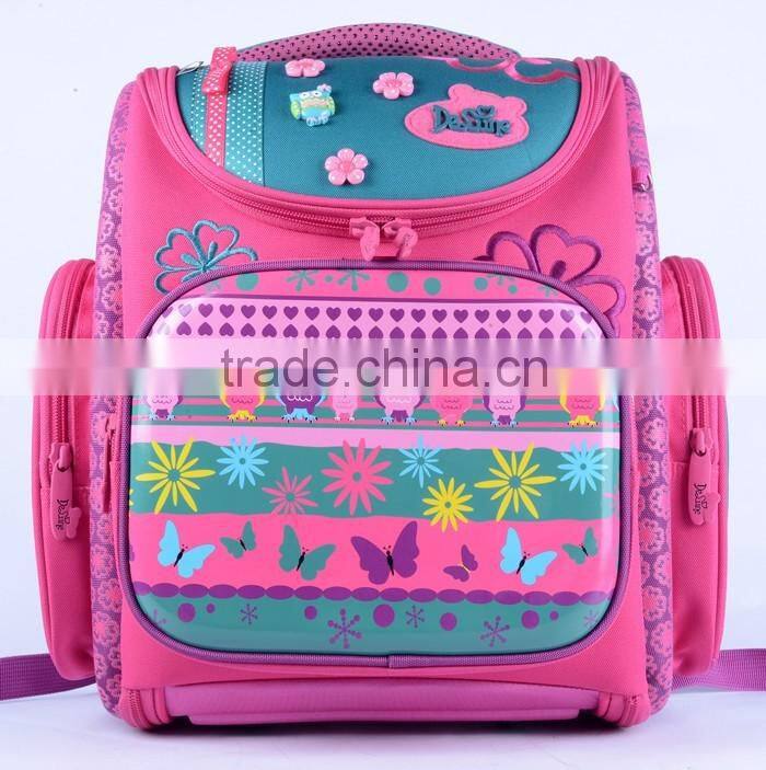 Primary kids cartoon school backpack child girls school bag