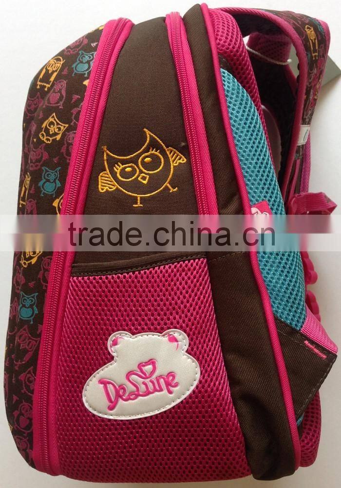 Delune wholesale school bags for girls cheap school backpack