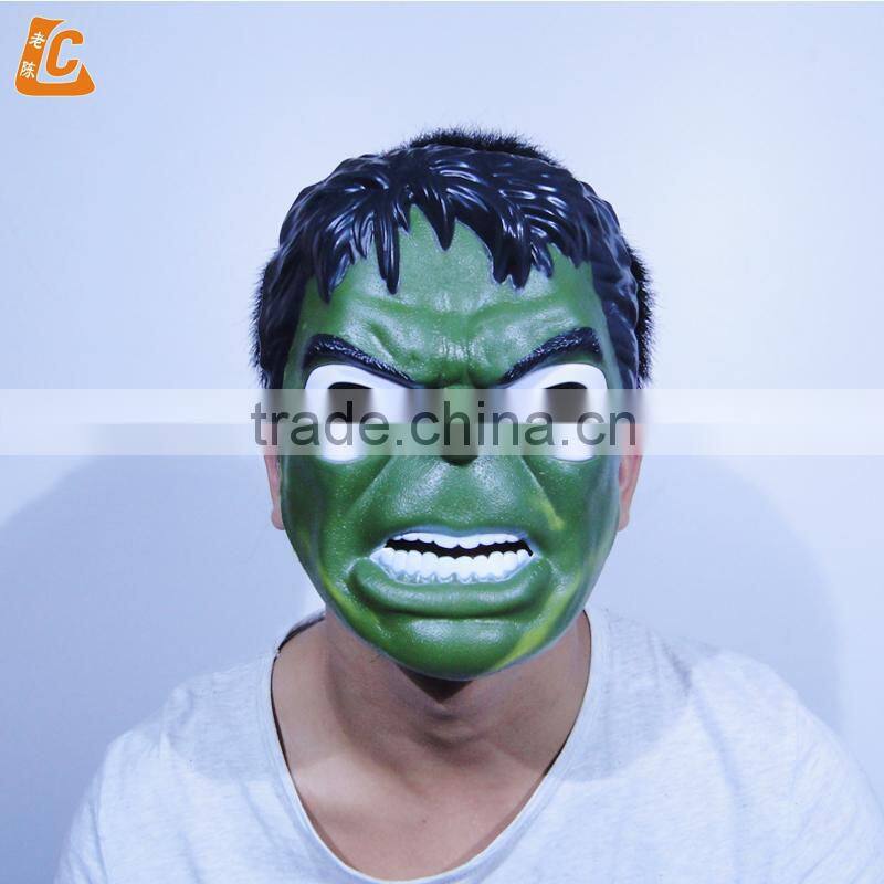 halloween led cartoon face mask party felt superhero iron man paintball mask