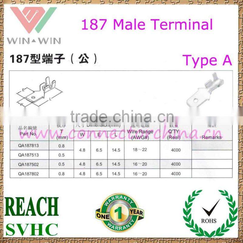 Good Quality 4.8 female flag Terminal