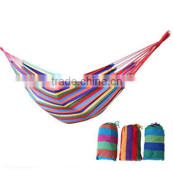 promotional outdoor equipment canvas hammock