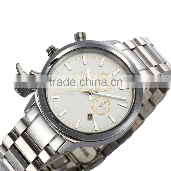 Popular Customizable Japan Movement King Quartz Japan Movement Stainless Steel Watch