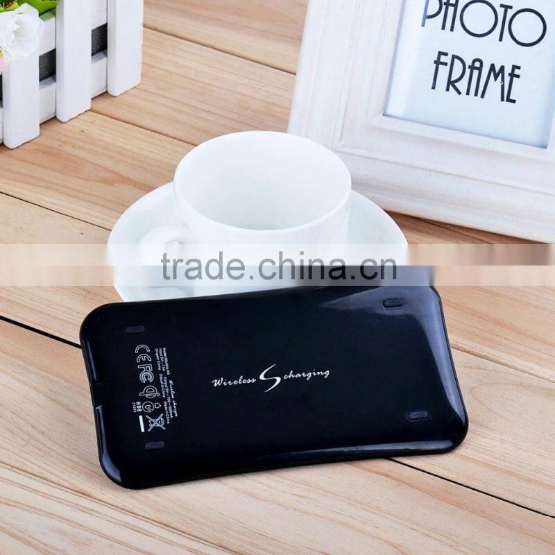 2016 QI Standard Extra-slim With Anti-slip Silicon Phone Wireless Charger