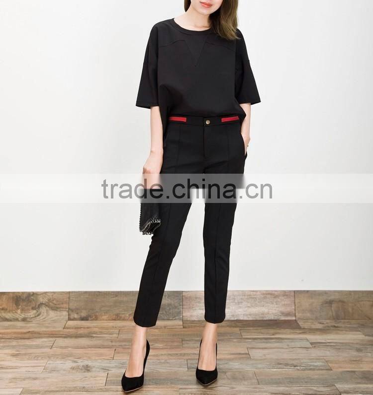 Lady and Woman Vogue Casual Business Thin Pants and Trousers