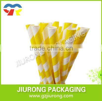 Disposable straw paper with different colors and sizes